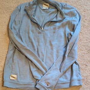Tracksmith Sky Blue Quarter-Zip Pullover Size XL